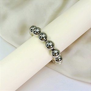 Pulseira ORIANA pulseira MAX esferas prateadas