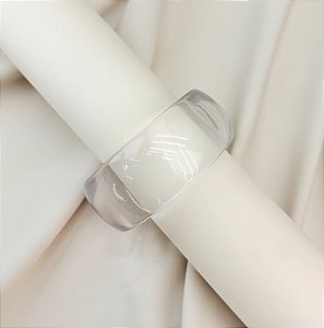 Bracelete MALVA boleado acrilico transparente