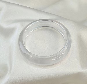 Bracelete DRICA acrilico transparente boleado fino