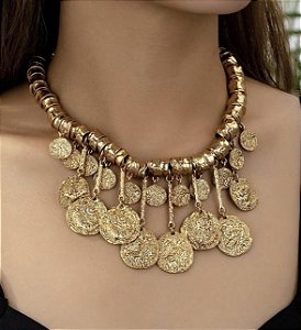 Choker BRITANIA max medalhas douradas