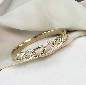 Bracelete CALUM com zirconia folheada a ouro