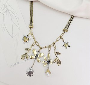 Choker JALAPÃO mix charms