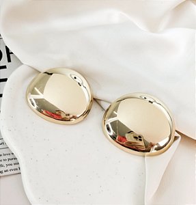 Brinco DEAN max organico folheado a ouro