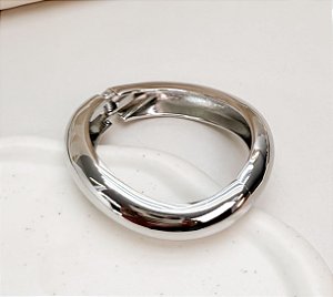 Bracelete AXEL orgânico folheado a prata