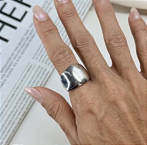 Anel SOPRANO placa folheado a prata