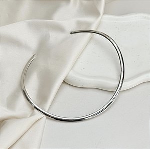 Colar aro TRIFLI folheada a prata