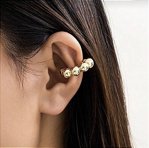 Piercing fake NALA de encaixe folheada a ouro