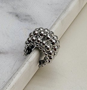 Piercing fake LODS 5 fioS folheada a prata