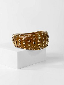 Bracelete ACRÍLICO MAX boleado no caramelo translúcido
