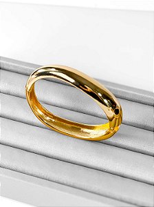 Bracelete ZAZIM fino orgânico folheado a ouro