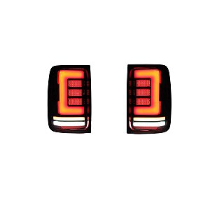 Lanterna Traseira Led Amarok Seta Sequencial Vermelha 2010-2022