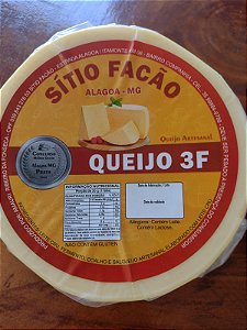 Queijo Tradicional Artesanal da Alagoa 3F Sítio Facão - 500g e 1Kg