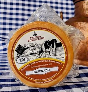 Queijo DEFUMADO Artesanal Fazenda Bomsucesso - 500g