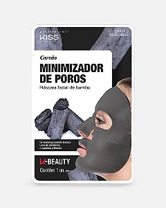 Máscara Facial de Algodão Bambu de Carvão - Kiss New York