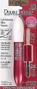 Mascara de Cílios Double Extend Beauty Tubes Cor Blackest Black - L´oreal Paris