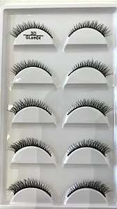 Cartela de Cílios 3D 5 Pares - Glam 04