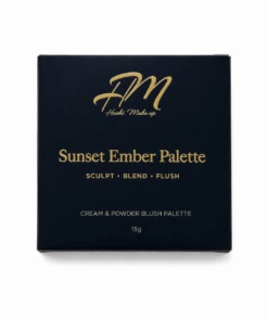 Paleta de Blush Sunset Ember - Hoshi Makeup