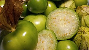 Tomatilho ou Tomate Verde Mexicano (Physalis Ixocarpa)