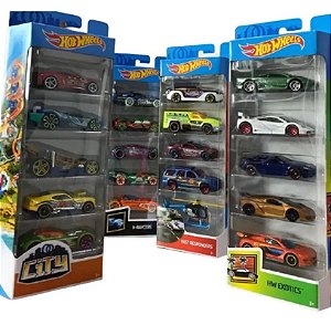 Hot Wheels Kit 5 Carrinhos Sortidos