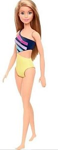 Barbie Moda Praia Loira Escuro