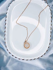 Colar Veneziana Cápsula Pérola