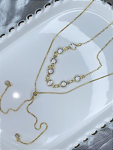 Colar Duplo gravatinha