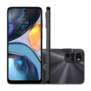 Smartphone Motorola Moto G22 XT2231-1, 128GB, 4 RAM, Android 12, 2.3 GHz Octa-Core, Camêra Frontal 16MP Preto