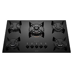 FOGÃO 5B ATLAS UTOP COOKTOP TC GLASS MESA VIDRO PRETO
