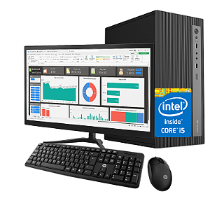 Computador Completo com Monitor, Intel Core i5, SSD 240GB, 8GB RAM e Kit Teclado e Mouse – NexPro