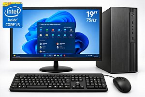 Computador Completo Intel Core i3-2120 8GB RAM SSD 240GB com Monitor, Teclado e Mouse