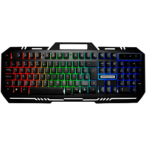 Teclado Gamer K-Mex Fusion Color KMM712 ABNT2 com Iluminação LED 3 Cores USB – Durabilidade e Estilo para o Seu Setup