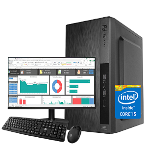 Computador Completo com Monitor, Intel Core i5, SSD 120GB, 16GB RAM e Kit Teclado e Mouse – NexPro