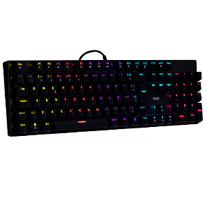 Teclado Mecânico Dazz Orion Essential ABNT2 – switches YH Blue, RGB 12 modos, Anti-Ghosting 25, USB 2.0, Preto
