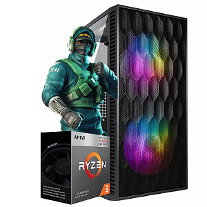 Pc Gamer NexFran Pulse, Ryzen 3 3200G, 16 GB DDR4, SSD 256GB, Placa-Mãe A520M, Pronto Para Jogar
