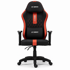 Cadeira Gamer, Tecido Premium, Encosto reclinável 135°, Braços 2D, Suporte 120 kg, GT Mars 2D