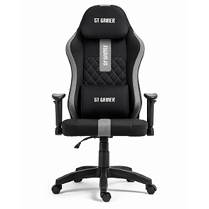 Cadeira Gamer, Tecido Premium, Reclinável 135°, Braços 2D, Ergonomia, Suporta 120KG, GT Mercury 2D