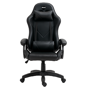 Cadeira Gamer, Cor Preta, D60, Reclinação 130°, Conforto, Suporte Lombar, X-Rocker, Dazz