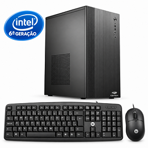 Computador Intel Core i3-6100 8GB DDR4 SSD 120GB com Teclado e Mouse