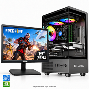 PC Gamer i5 16GB DDR3 SSD 240GB GT 740 4GB GDDR5 + Monitor 19" 75Hz