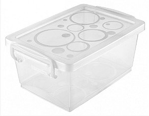 Caixa Organizadora c/Tampa 1,5L - Bel - Cristal (ref.OR80200)