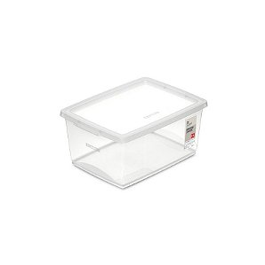 Caixa Organizadora c/Tampa 7,5L - My Closet - Cristal (ref.OR80400)