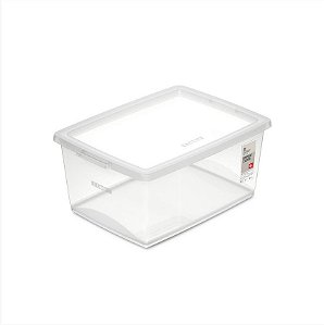 Caixa Organizadora c/Tampa 15L - My Closet - Cristal (ref.OR80500)