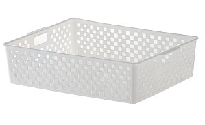 Cesto Organizador Quadratta GG - Branco - 34 x 27 x 9 (ref.889)