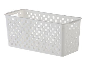Cesto Organizador Quadratta P - Branco - 27 x 12 x 12 (ref.893)