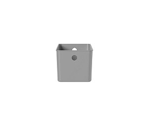 Cesto Organizador Flow 34 x 15 x 13 - Chumbo (ref.CFW250CHF)