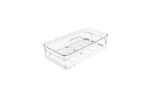 Organizador de Ovos c/Tampa Clear Fresh 18 Unidades - Cristal (ref.OF100)