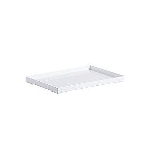 Bandeja 25 x 17 x 2 cm - Branca (ref.1471)