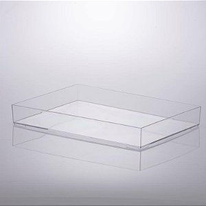 Bandeja 34,5 x 25 x 4,7 cm - Cristal (ref.1643)