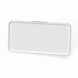 Placa Identificadora Branca G (Pacote c/ 04 unidades)
