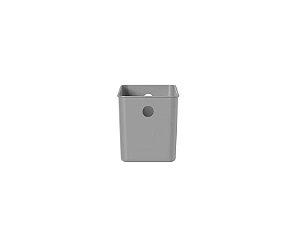 Cesto Organizador Flow 27 x 12 x 13 - Chumbo (ref.CFW150CHF)